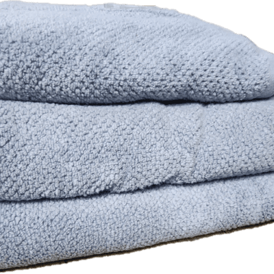 550gsm Cotton - Popcorn Towel - Hand Towel / Bath Towel / Bath Sheet - Sterling Blue