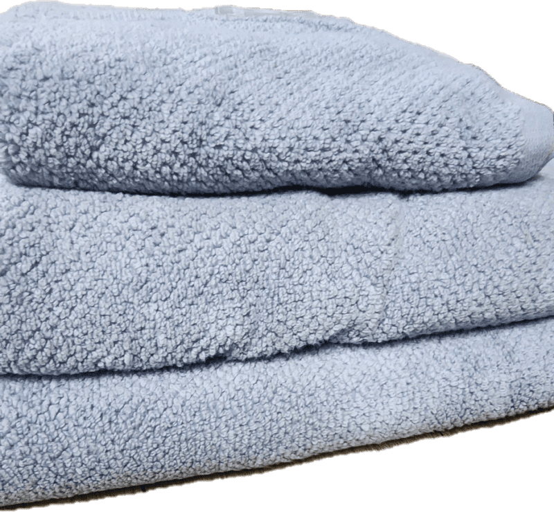 550gsm Cotton - Popcorn Towel - Hand Towel / Bath Towel / Bath Sheet - Sterling Blue