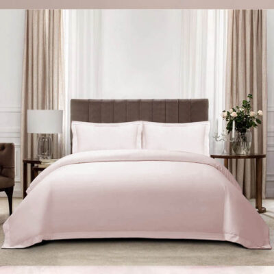 Oxford Satin Stitch Duvet Cover - 400TC - 100% Egyptian Cotton - Champagne