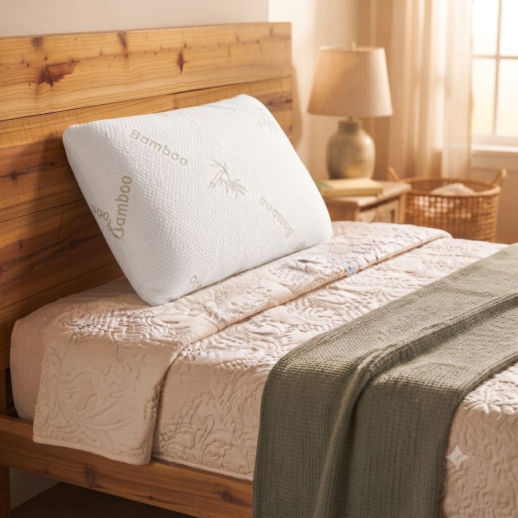 Bamboo Memory Foam Standard Pillow